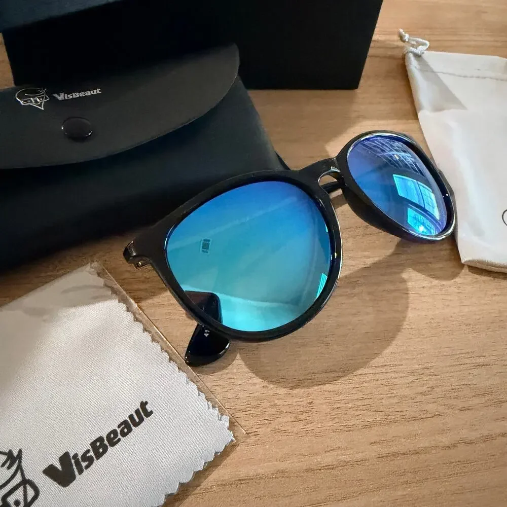 VisBeaut Sunglasses Polarized UV400 NEW Set Teal Black